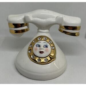 VTG Telephone Party Line Collectible *Salt Shaker Only* by Clay Art RARE